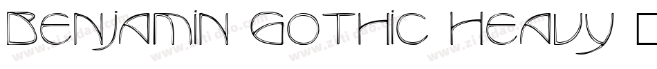 Benjamin Gothic Heavy字体转换